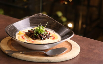 Creamy reindeer and potato soup