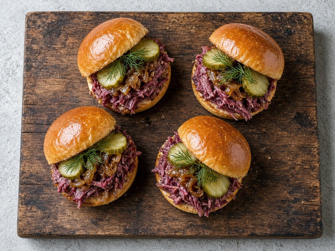 BBQ reindeer sliders
