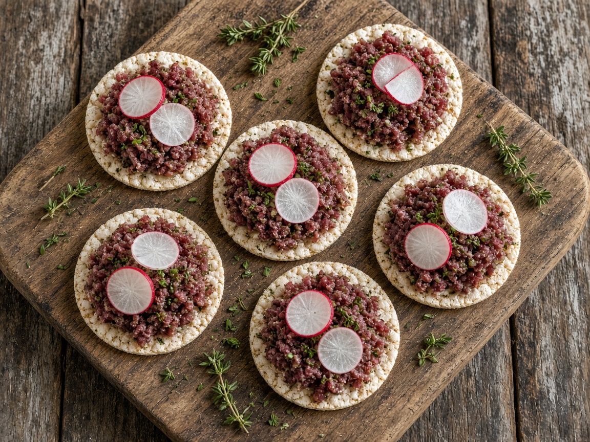 Cold-smoked reindeer and chive crisps