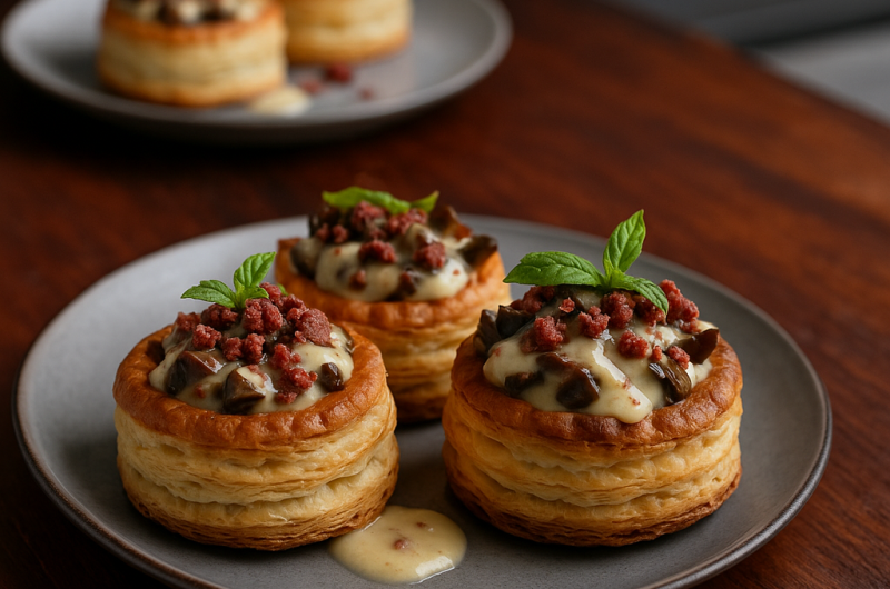 Nordic Reindeer & Wild Mushroom Vol-au-Vents